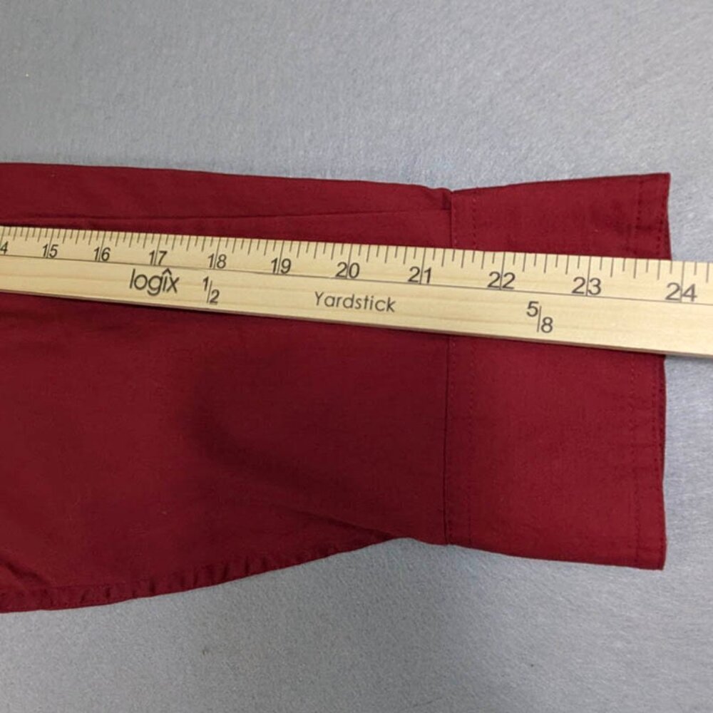 Orvis Button Up Shirt Mens‎ Large Red Outdoor Hunting Fishing Vented Long Sleeve - Picture 10 of 13
